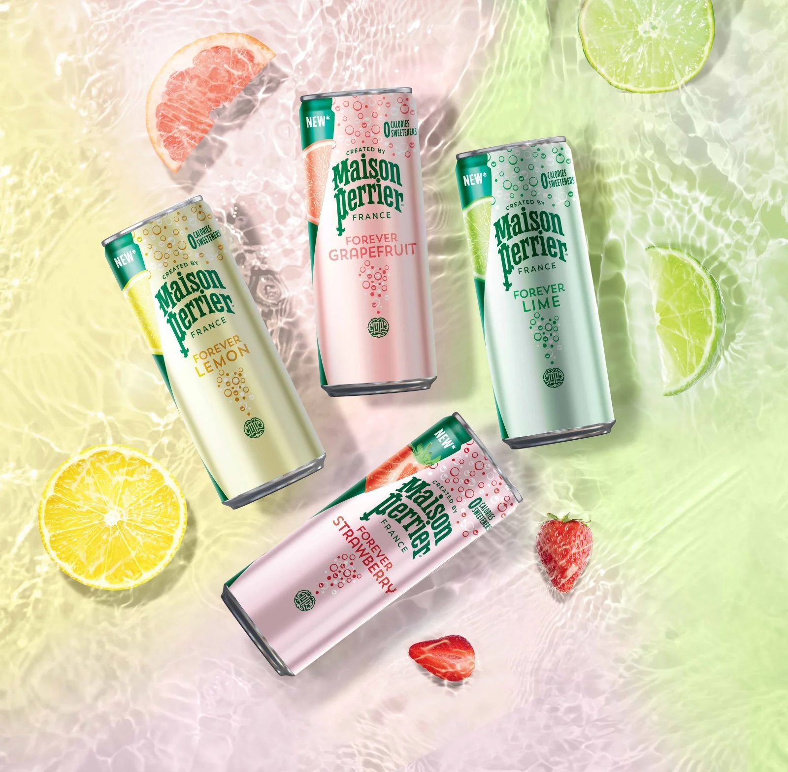 Maison Perrier Flavored Sparkling Water Can