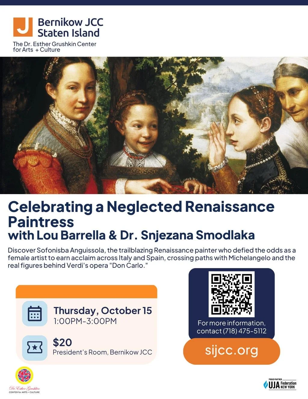 Celebrating a Neglected Renaissance Paintress with Lou Barrella & Dr. Snjezana Smodlaka