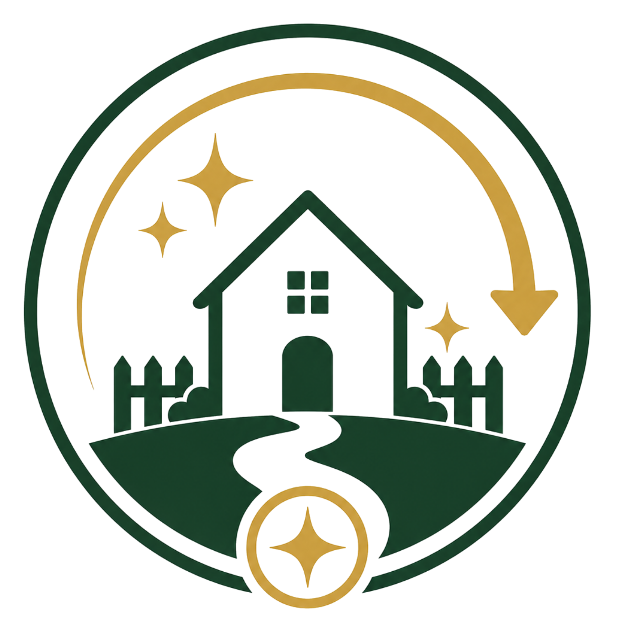 Star logo with a house and a golden circle indicating a 6-star rating design.