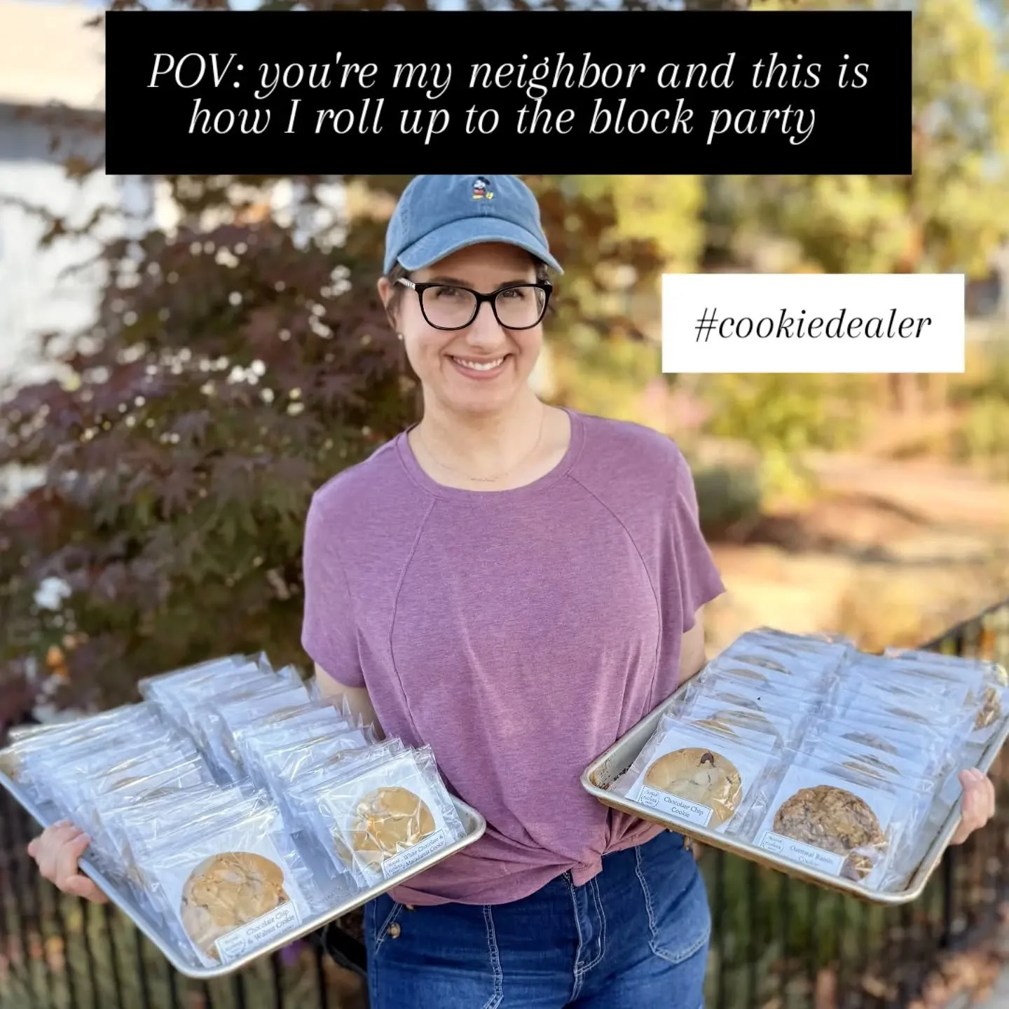 Making new friends is easier when you have cookies!

Weekly cookie pre-orders open TOMORROW for pick up on Sat 9/26 (link in bio)

This week's menu will be posted later today with some new additions!

#vegancookies #losgatos