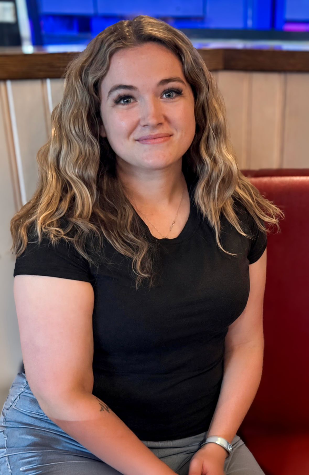 A portrait of LeeAnna, a lash artist.