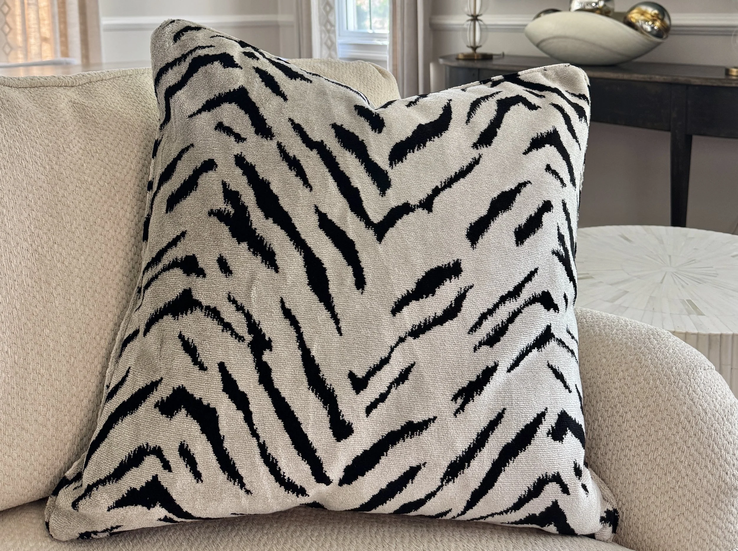 Nimba Velvet Square with Down and Feather Insert