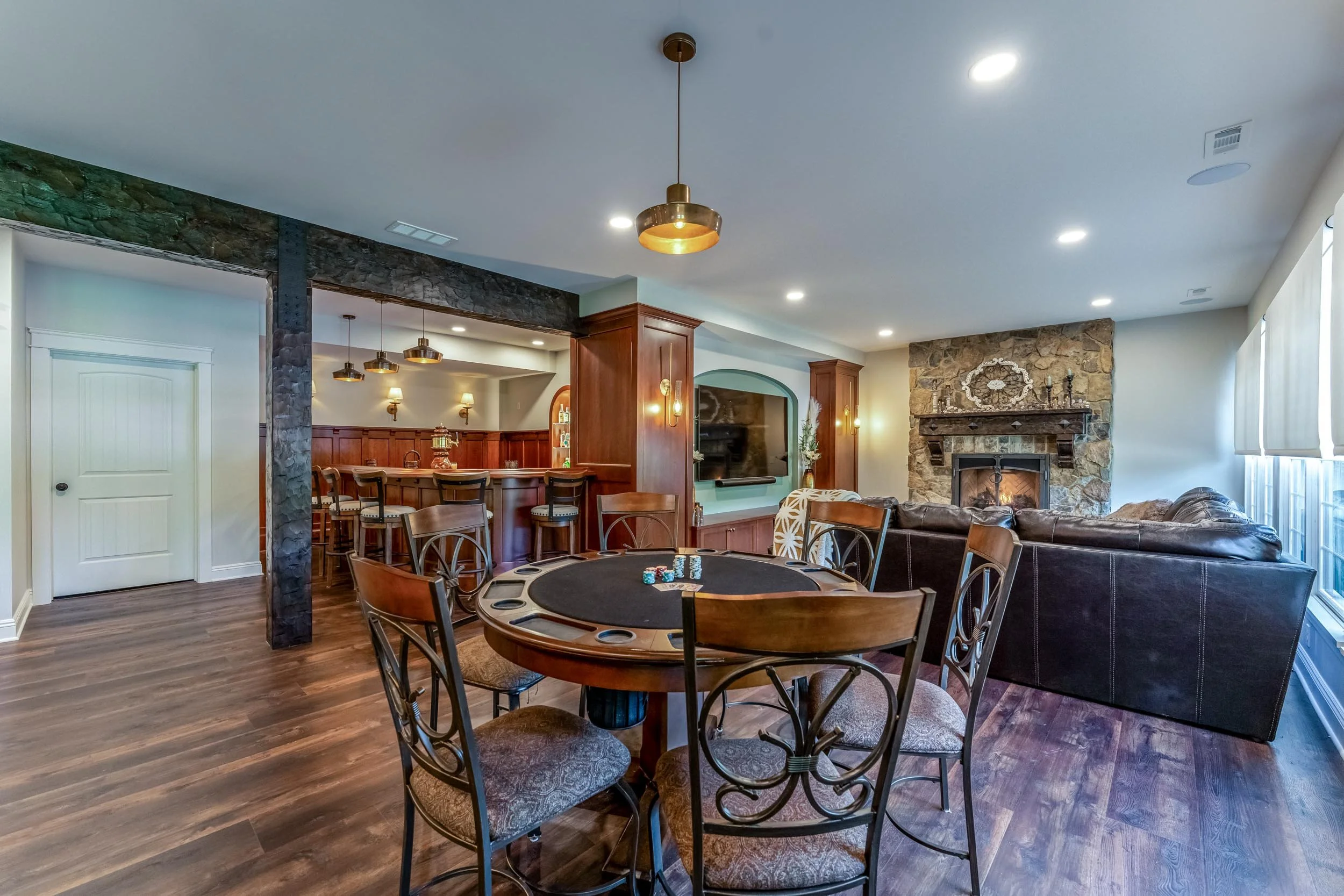 Roaring Twenties Inspired Basement Remodel