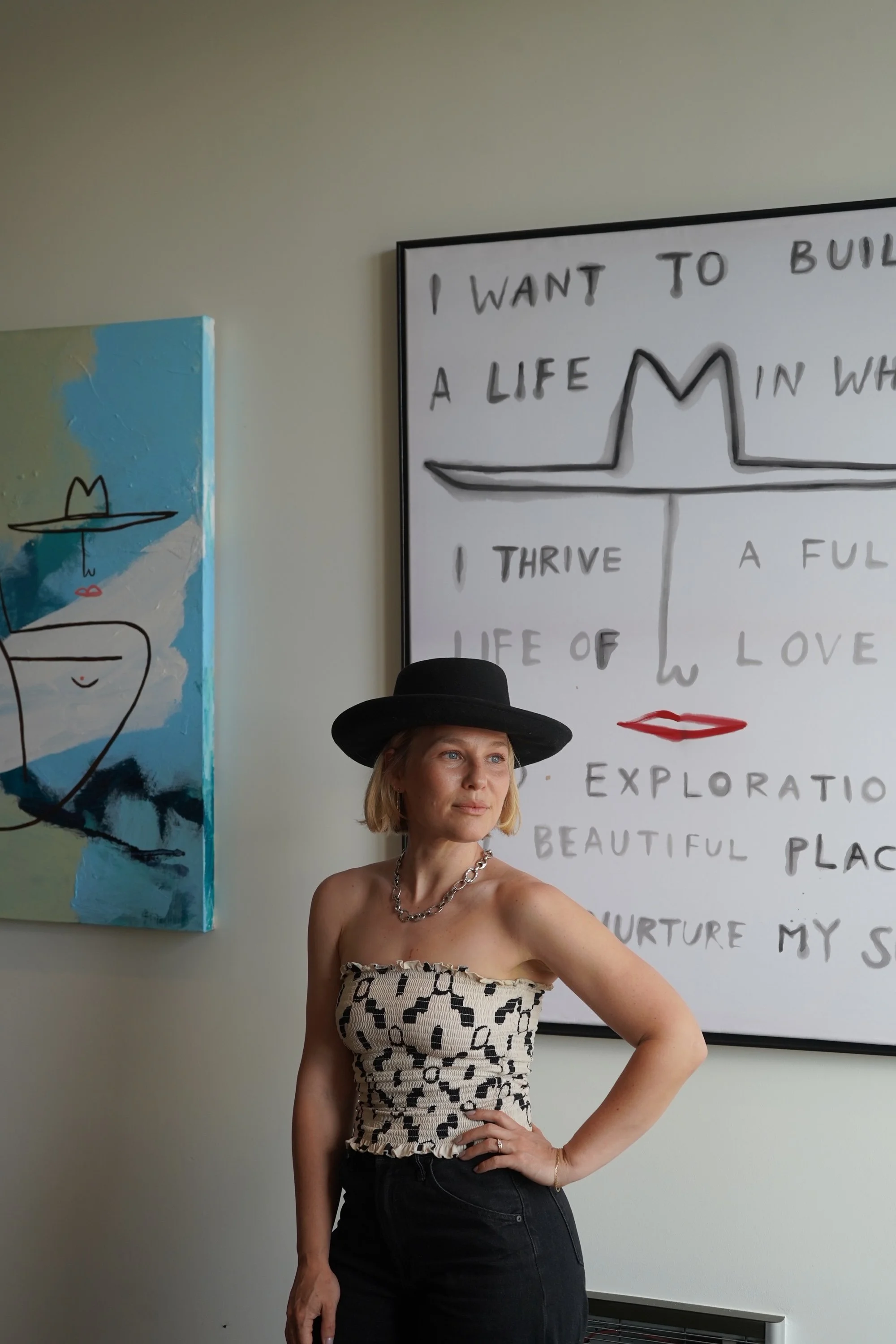 Head in the Clouds, Heart in the Mountains: Ariana Barnstable's Lazy Cowgirl isn't just a painting. She's a philosophy.