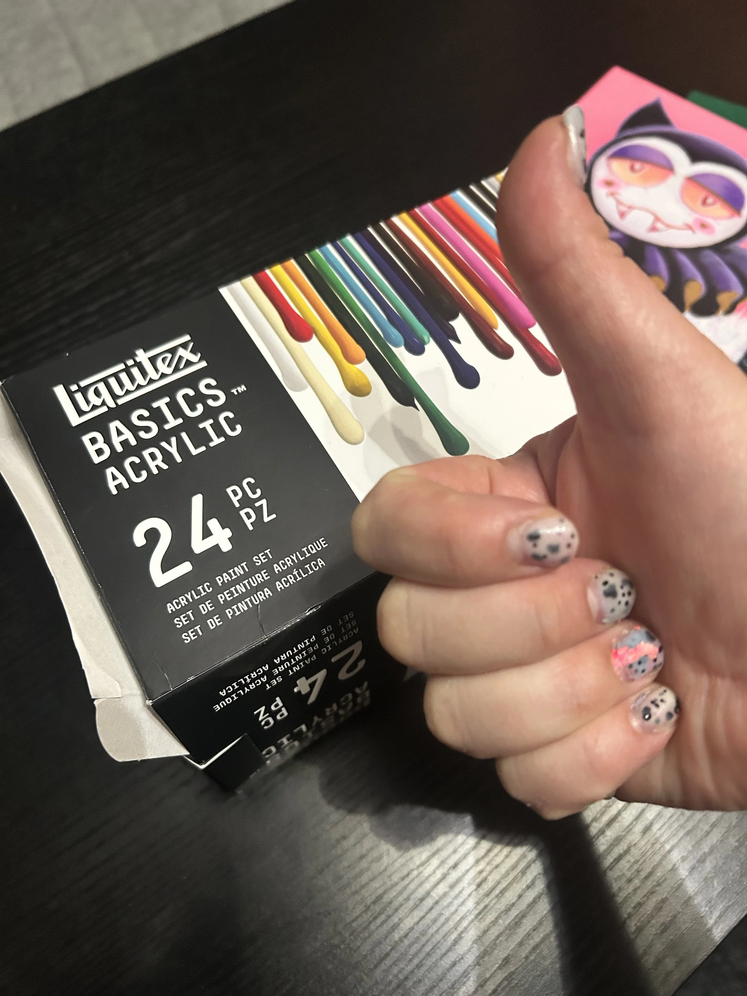 Do you need more then just your basic primary colors? Technically no. But is it fun to have a bunch of little tubes? Not to mention visually stimulating? Also its cool to know which colors you use the most? I’m not trying to sell you on anything. Me 