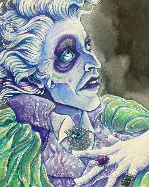 "Jarvis Hammer" watercolor 8.5x11
