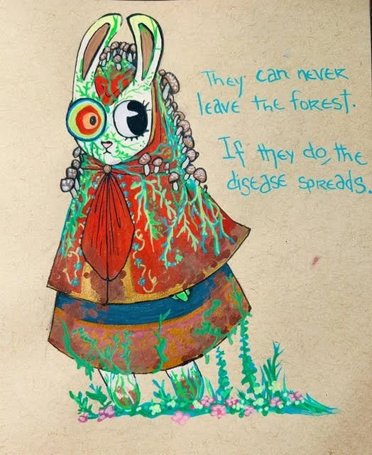 "Forest Mystery" acrylic markers