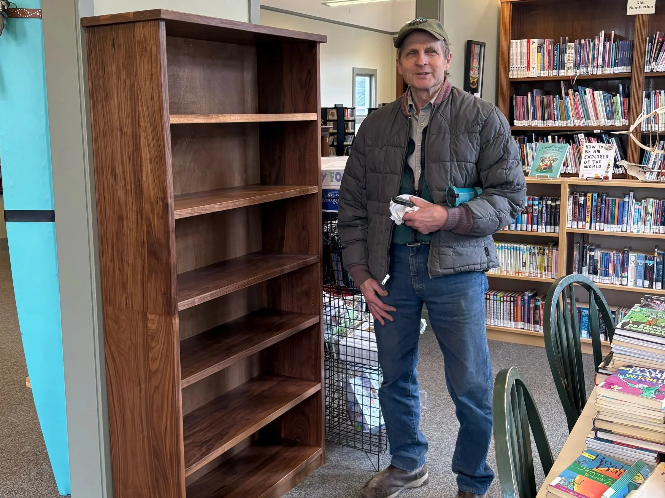 Thank You, Pico, for the New Bookshelf!