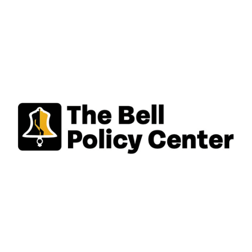 Logo of The Bell Policy Center with a bell icon and the organization name.