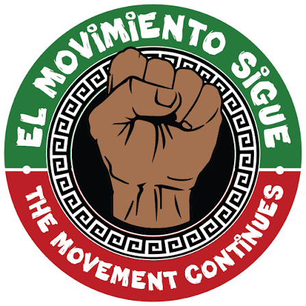 El Movimiento Sigue The movement continues power fist against Prop 132