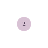 A purple circle with the number 2 inside, labeled as 'Room 2'
