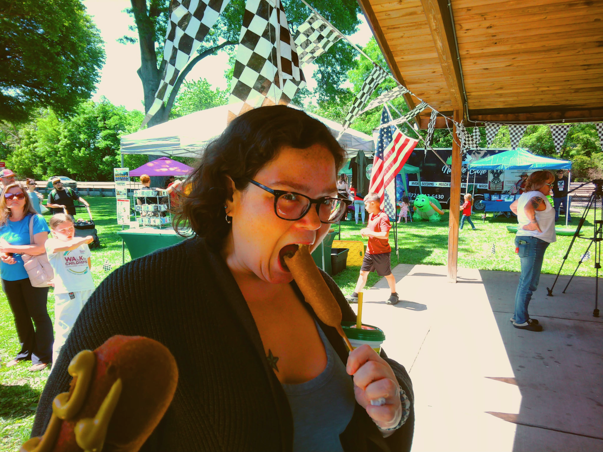 Christina with a Corn Dog.png
