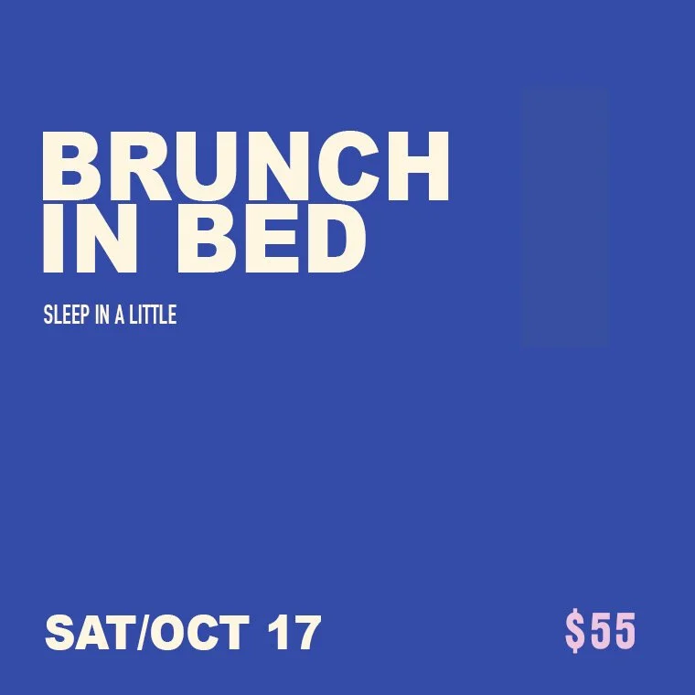 Brunch in Bed