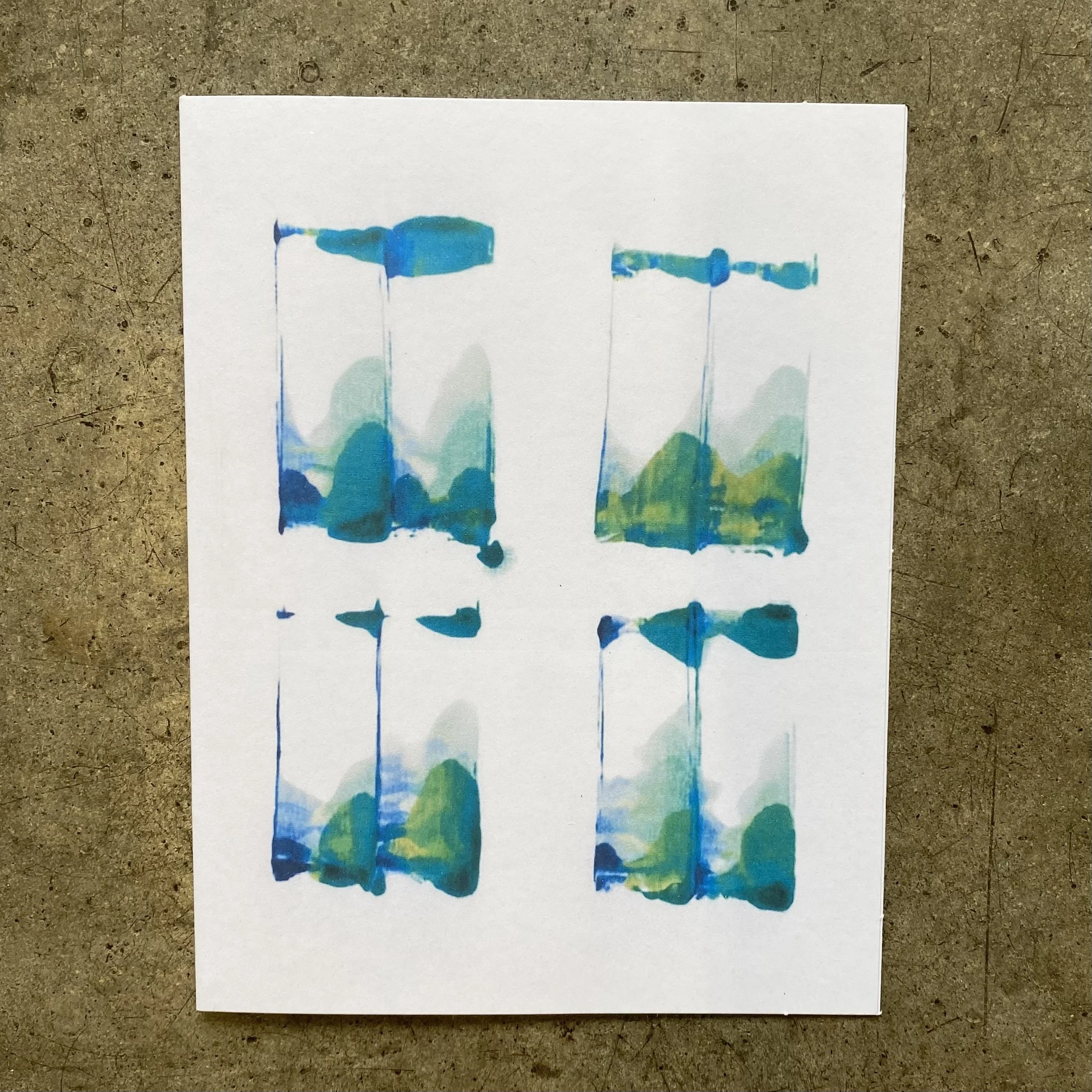 Leucadia Mornings Quad Note Card