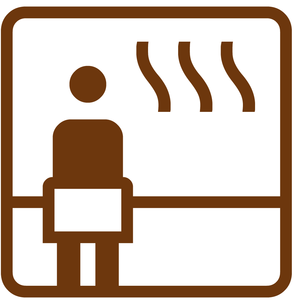 dry sauna icon