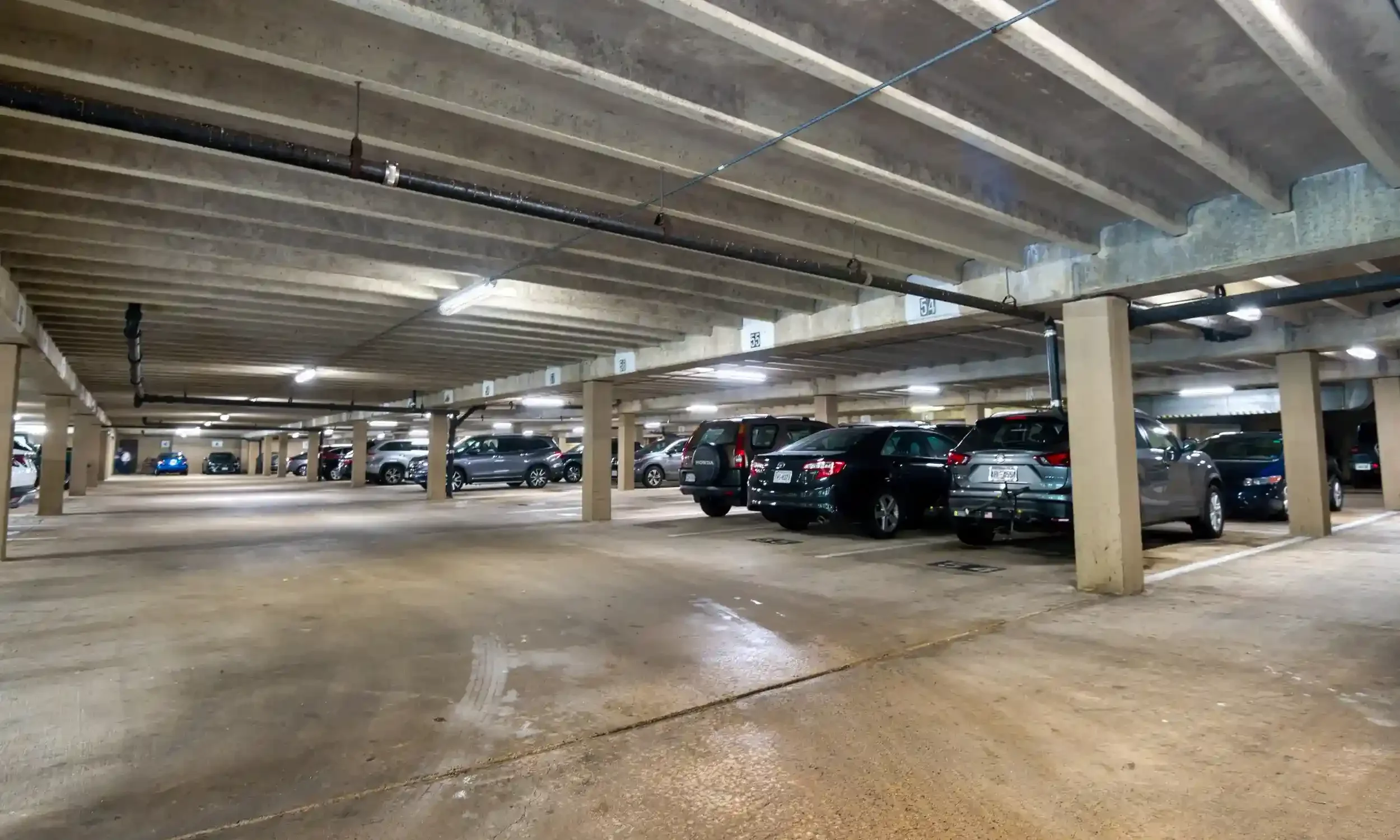 Parking Garage – Covered parking spaces are available to own or rent, offering protection year-round.