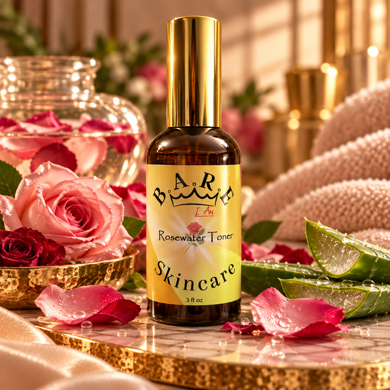 Rose Water Toner (3oz)