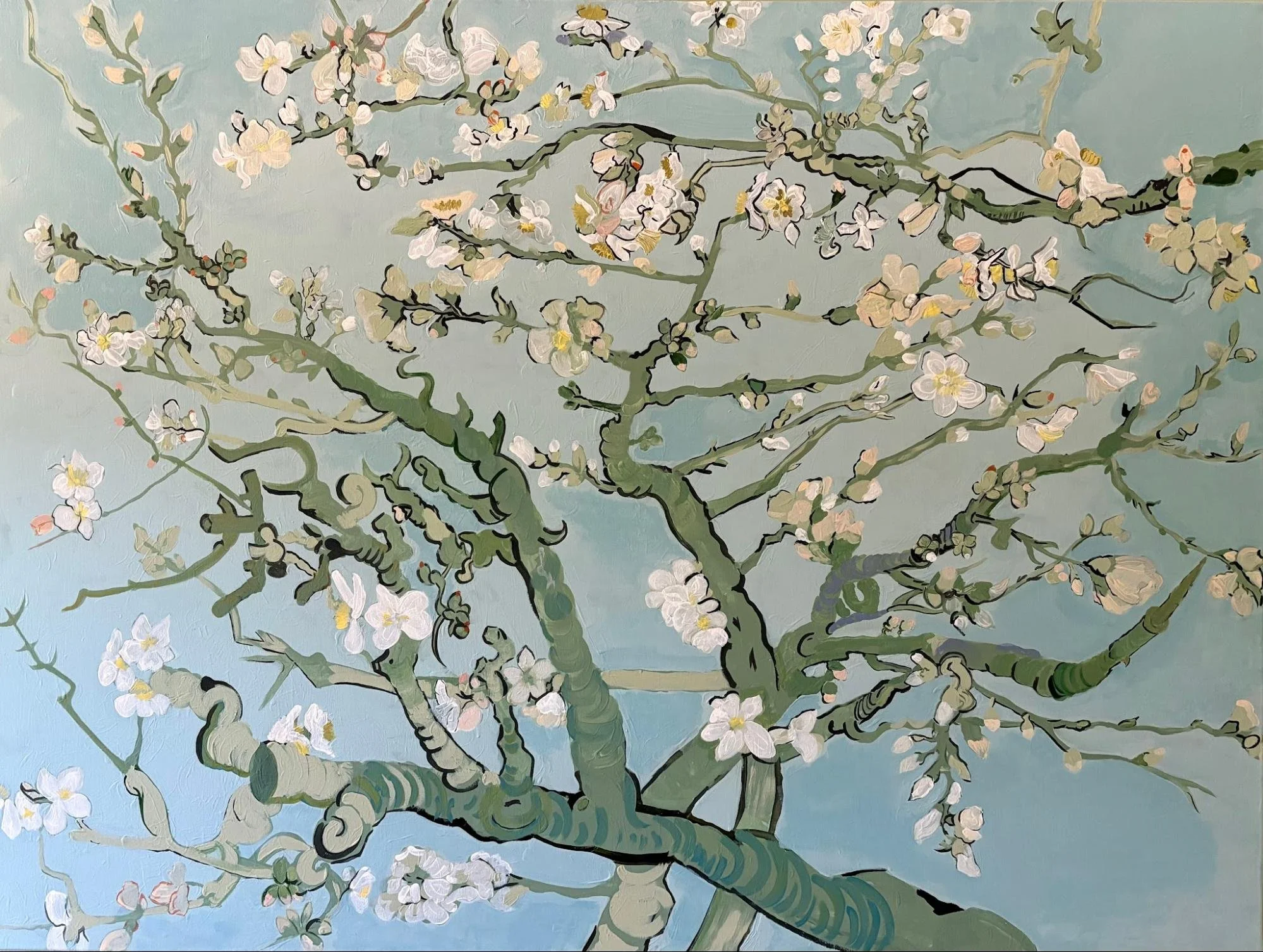 Almost Almond Blossoms (2022)
Series: FLOW(ER)
Acrylic on 36" × 48" Box Canvas
Beth Bruckner O’Brien

$1,200
