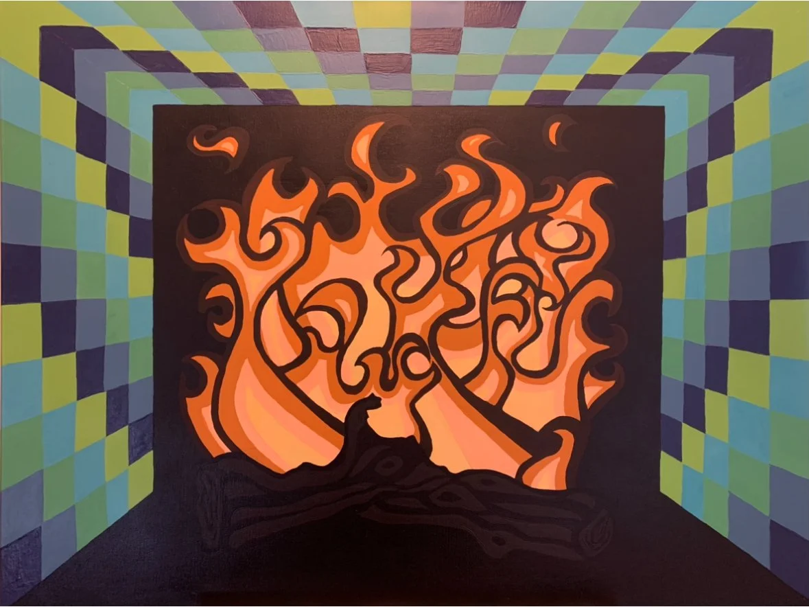 We’ll make a fire (2020)
Series: FLEX
Acrylic on 30" × 40" Box Canvas
Beth Bruckner O’Brien

$1,200