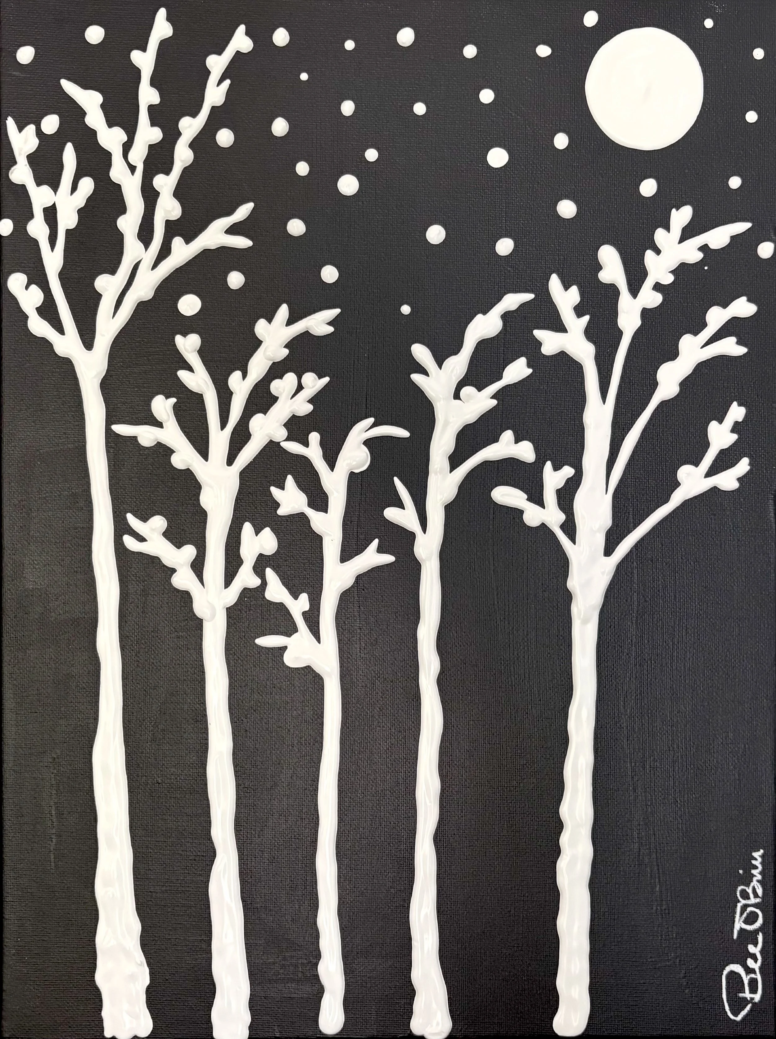 
An Enchanted Evening  (2026)
Series: DREAM
Acrylic on 12x16" Box Canvas
Beth Bruckner O’Brien
