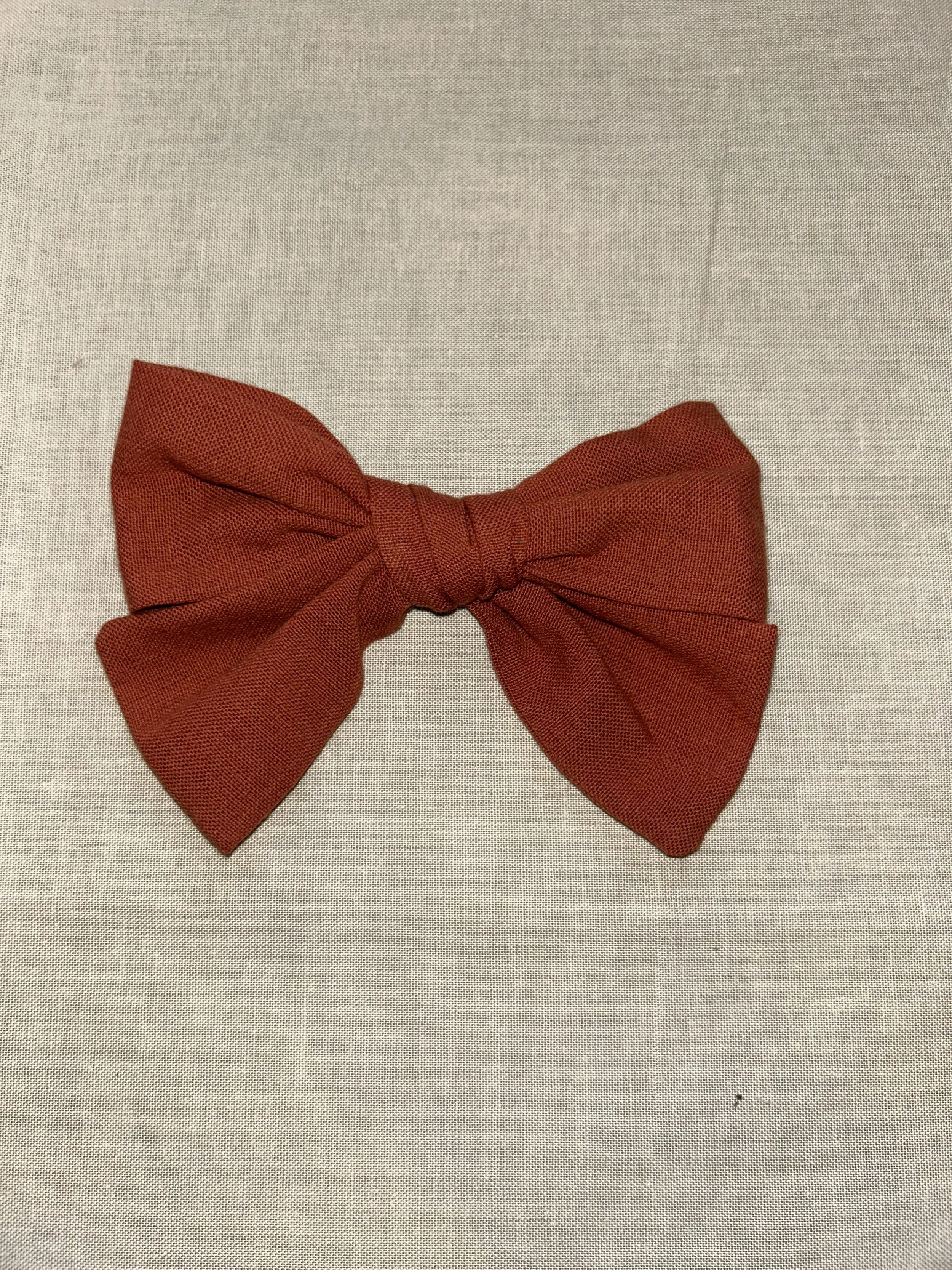Burnt Orange Fall Bow