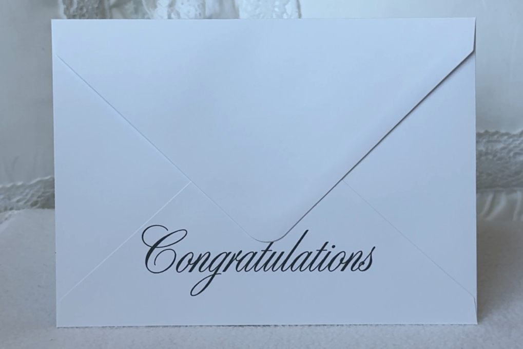 Congratulations  - Sign-off Envelope