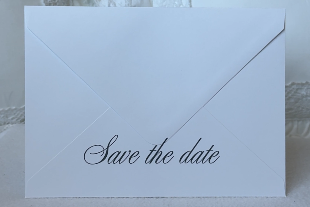 Save the Date  - Sign-off Envelope