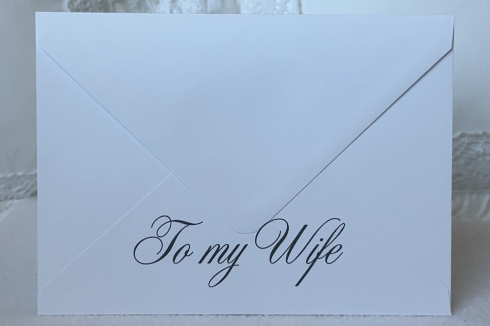 Heres to Forever - Sign-off Envelope