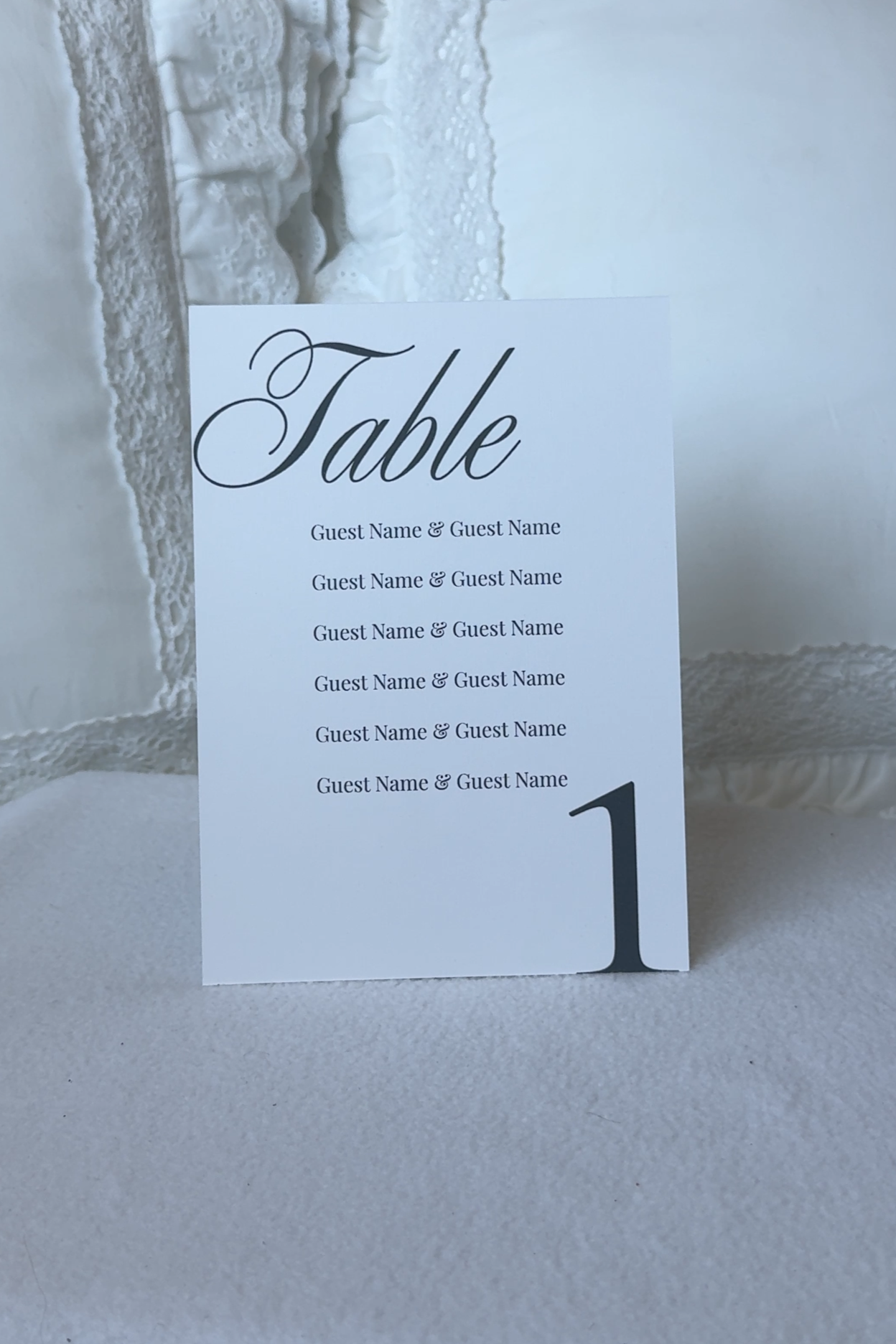  Effortless Assignment - Escort Card