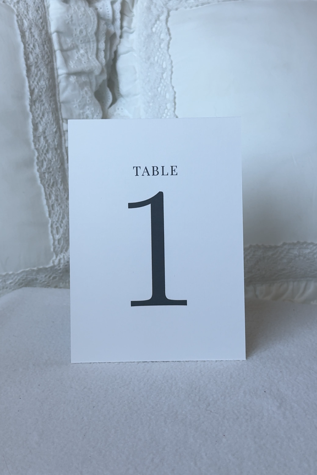  Effortless Assignment - Table Number Card