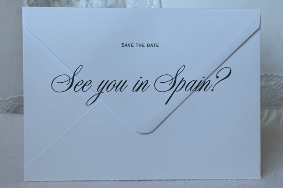 Destination Save the Date - Sign-off Envelope