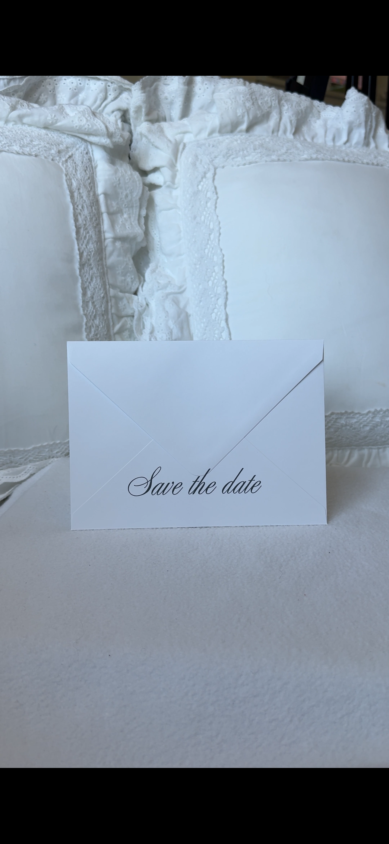 Wedding Phrase Envelopes - Save the Date, Bridal Note Envelope, 5x7 Euro Flap Keepsake