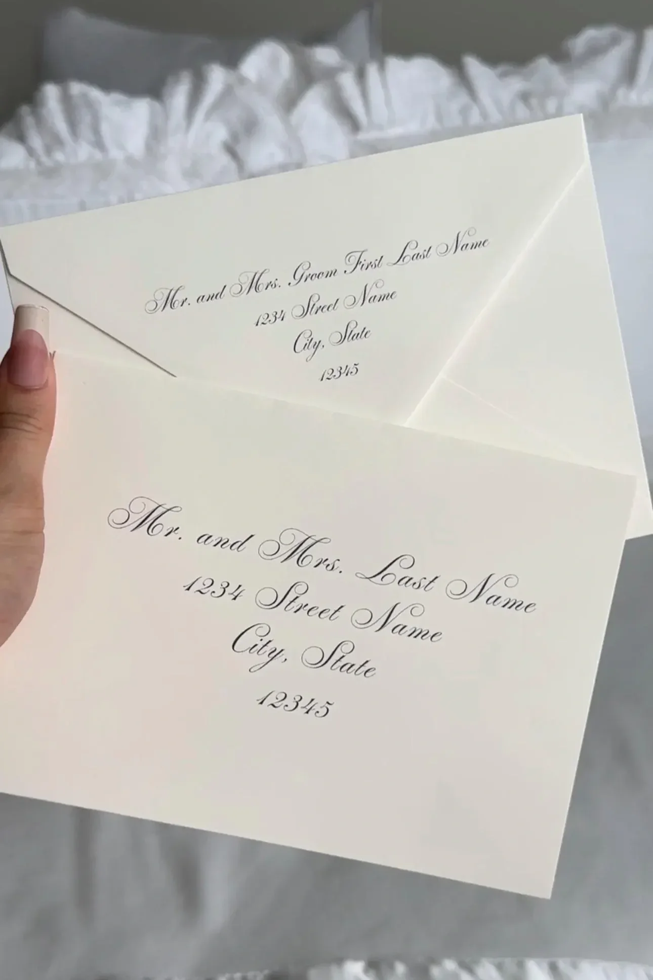 Dual Sided Addressed Euroflap Envelope 5x7