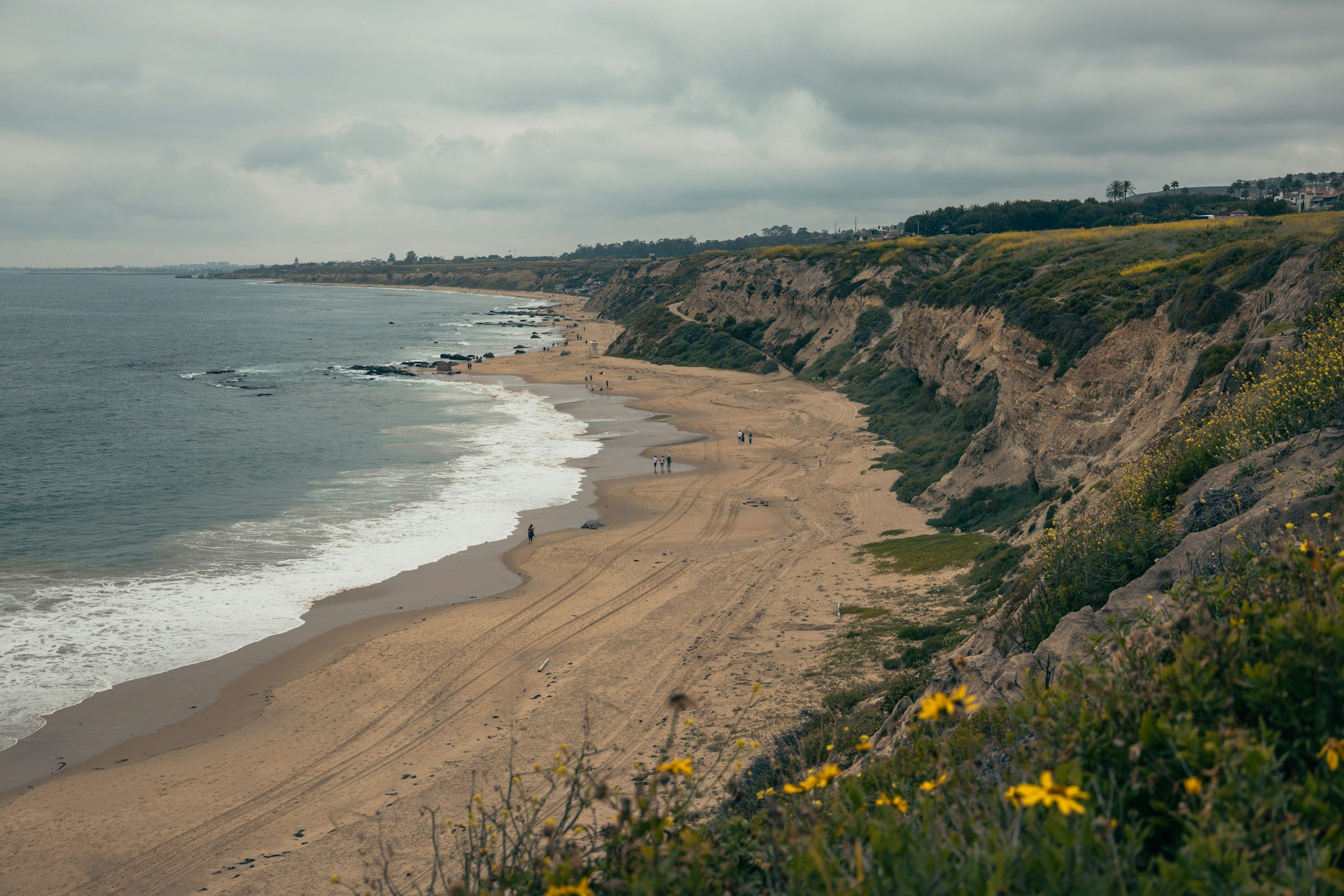 Crystal Cove State Park beach and cottages