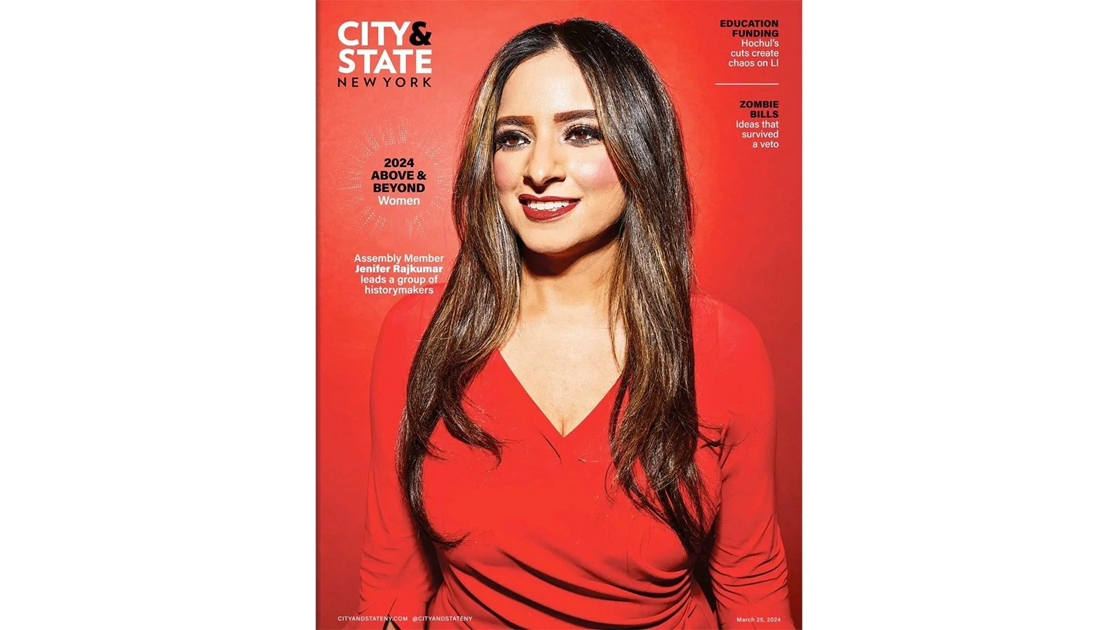 City &amp; State: Jenifer Rajkumar Honored as a 2024 "Above &amp; Beyond" Honoree