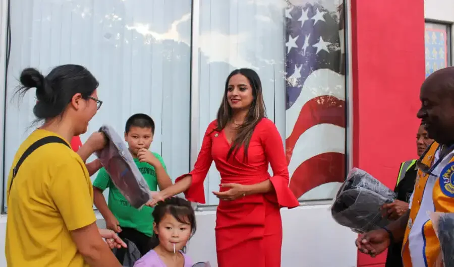 Assemblywoman Rajkumar hosts back-to-school giveaway in Woodhaven