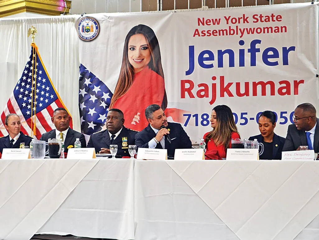 Woodhaven town hall hosts NYPD top brass