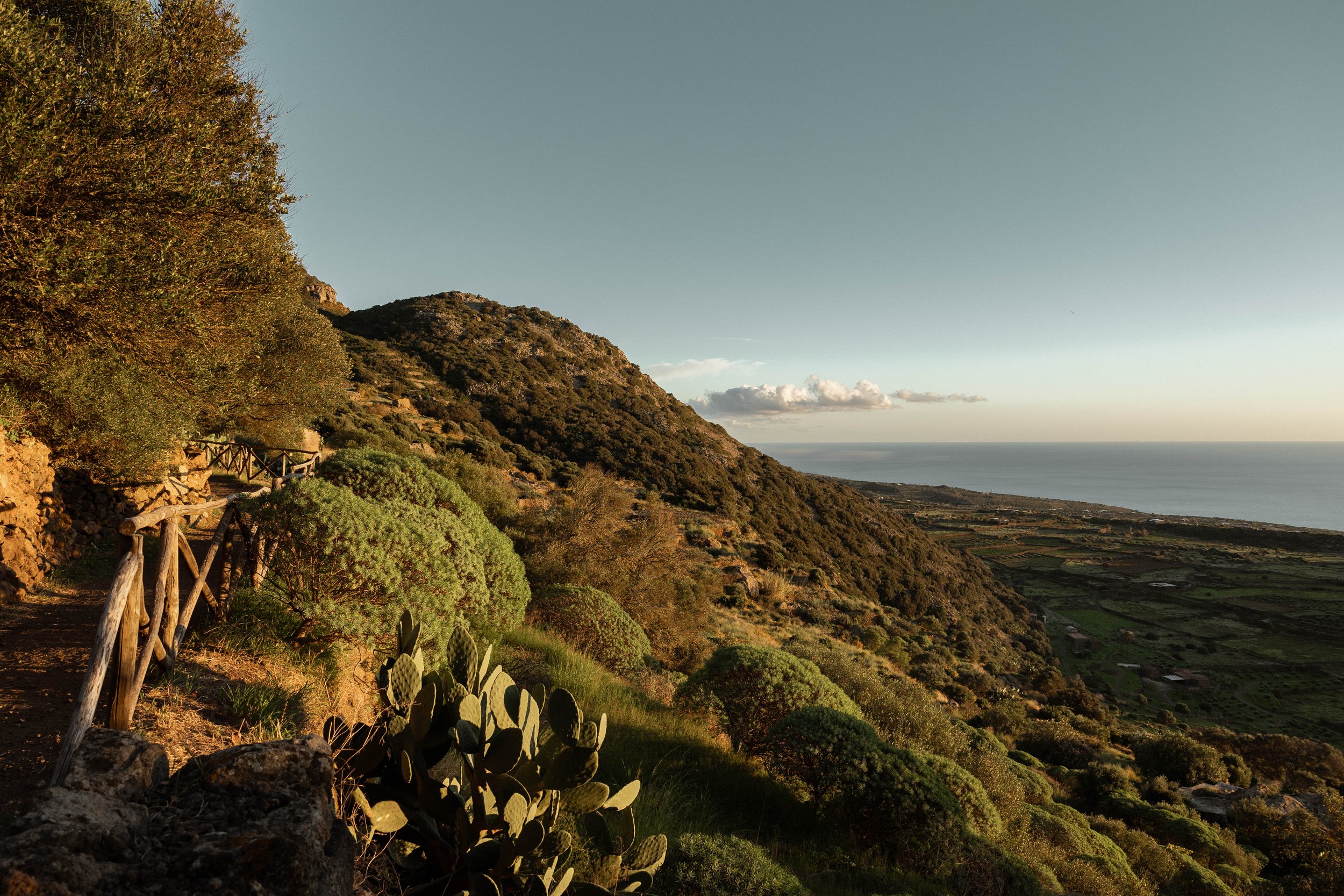Coastal hillside in the interior of Pantelleria Island