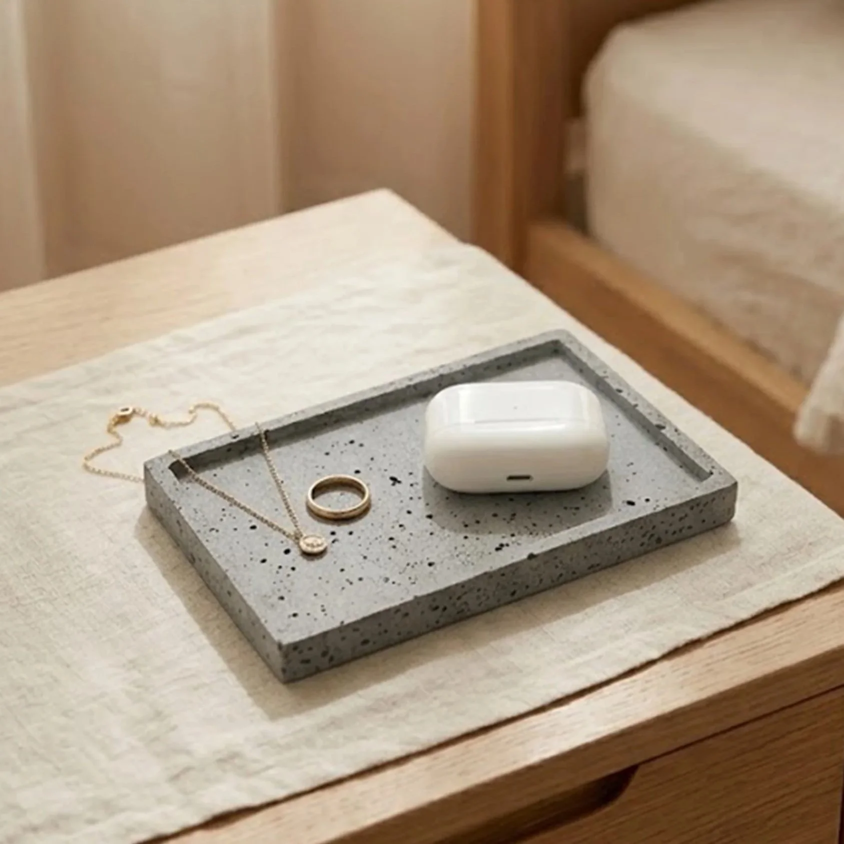 Foamed Ceramic Rectangular Tray