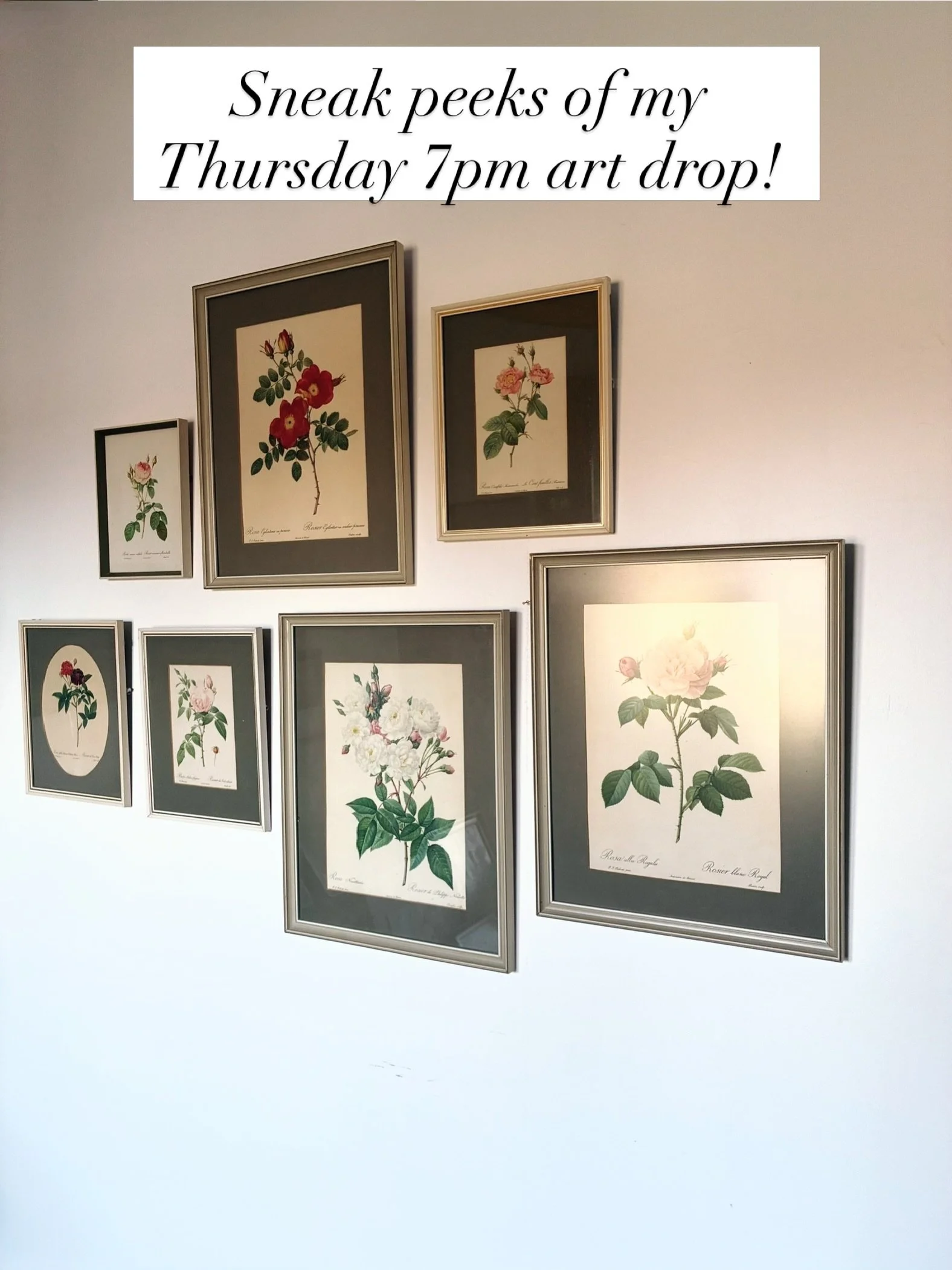 So again, I can&rsquo;t resist temptation &amp; show you just some of the vintage art that will be available with details from tomorrow night, Thursday, 7pm! Looking forward to seeing you there.
Tamsin x