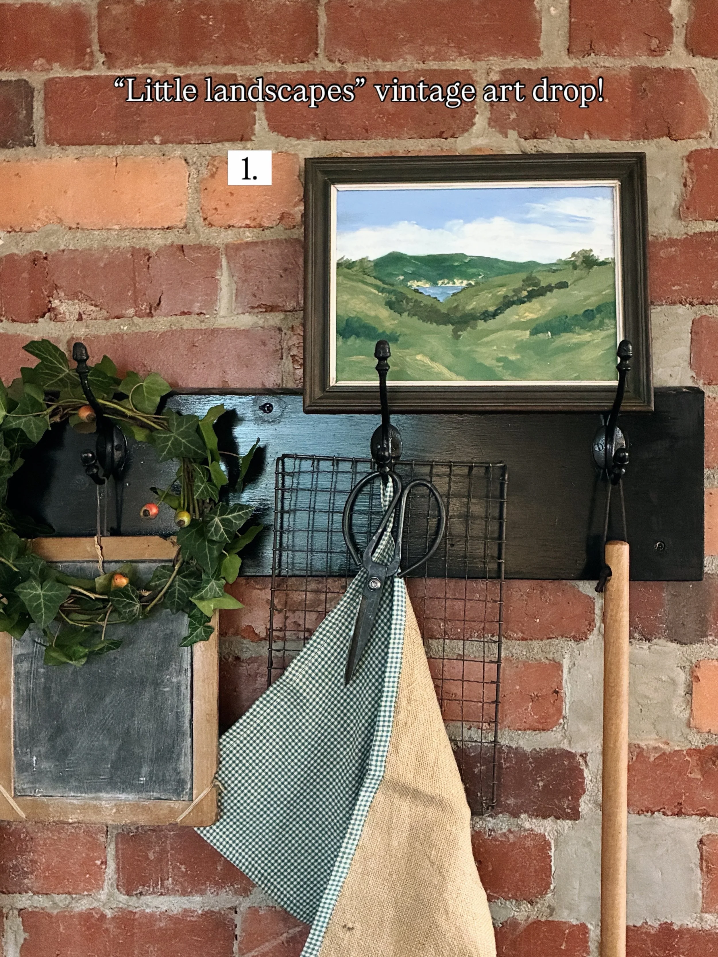On this crisp &amp; chilly evening, I am delighted to bring you the &ldquo;little landscapes&rdquo; winter collection of affordable vintage &amp; antique art from Maxwell and Magnolia! Many of the pieces have a story behind them that I would love to 