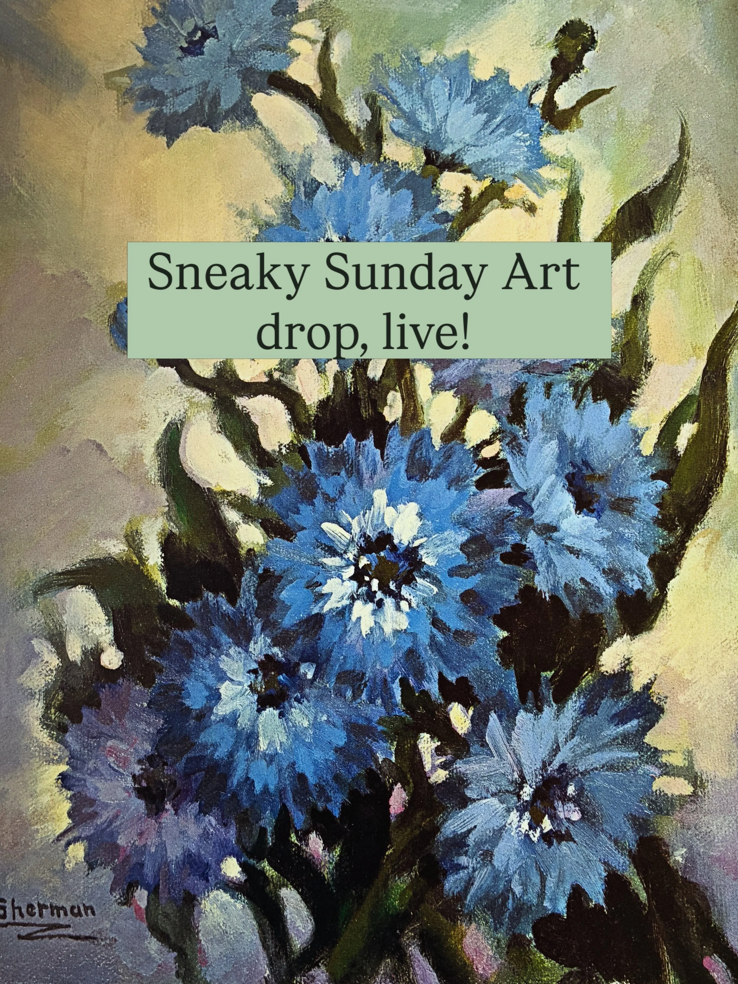 Here is a sneaky art drop for Sunday! These beautiful prints are so very cheerful and make me smile as the colour combos are so fabulous. This collection of mid-century floral prints/book plates are by artist Lenore Sherman date from the 1960s/70s.
-