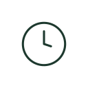 Clock showing the time as 3:00