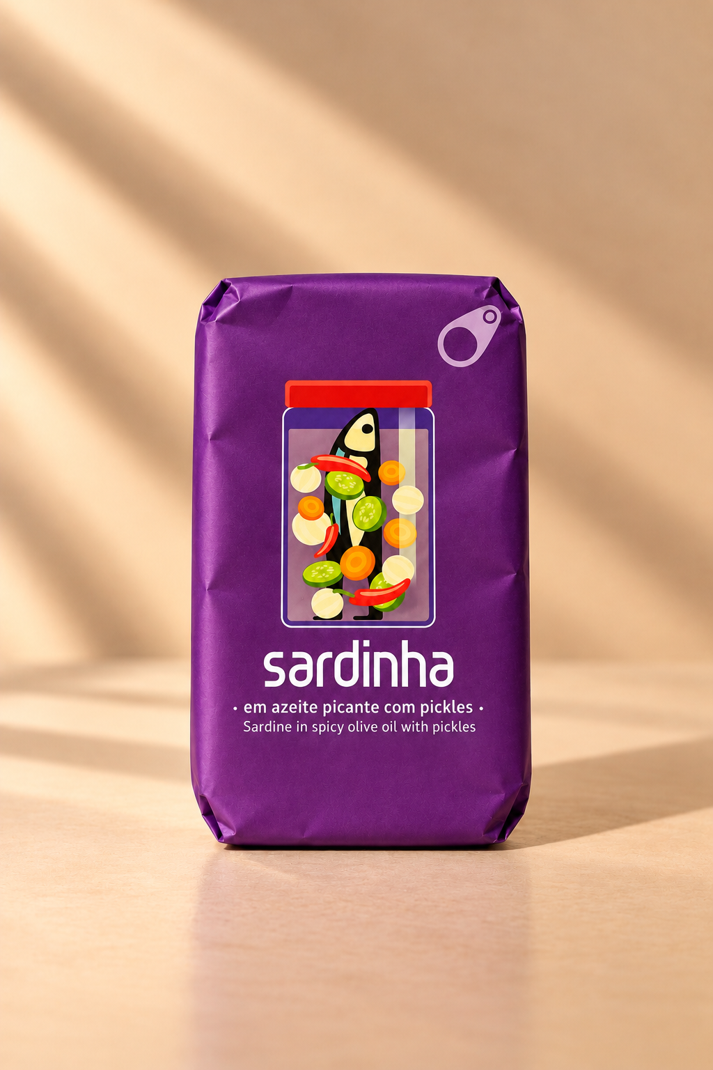 Sardinha Sardines in Spicy Olive Oil with Pickles - 120g