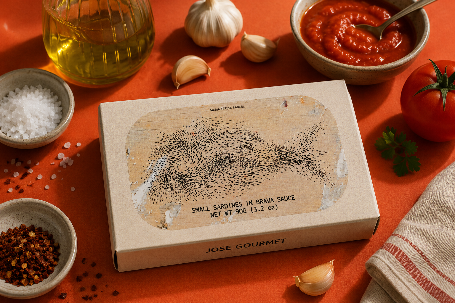 José Gourmet Small Sardines in Brava Sauce (90g) 2.png
