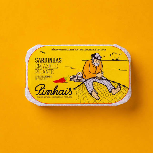 Pinhais Sardines in Spicy Olive Oil (125g)