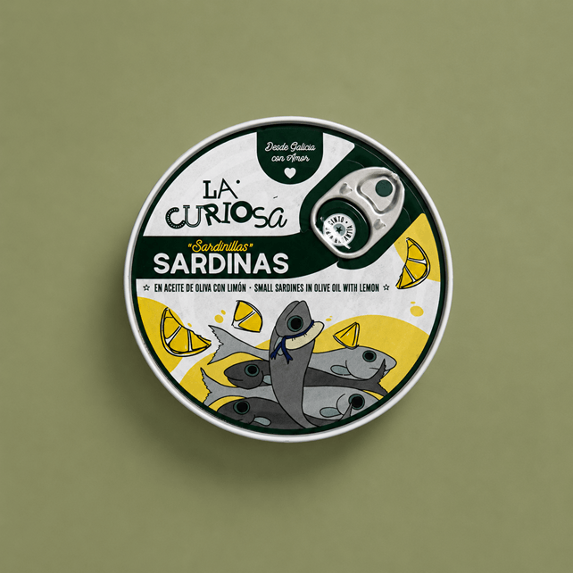 La Curiosa - Small Sardines in Olive Oil with Lemon