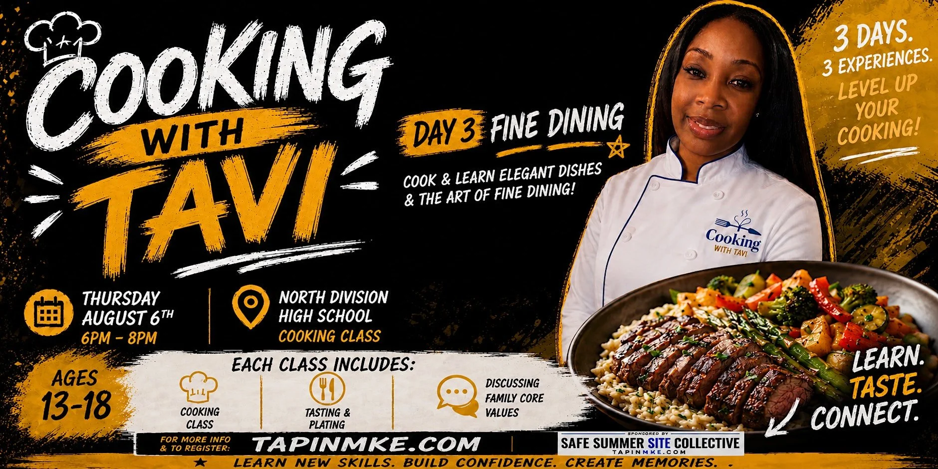 Cooking with Tavi DAY 3 (SOLD OUT)
