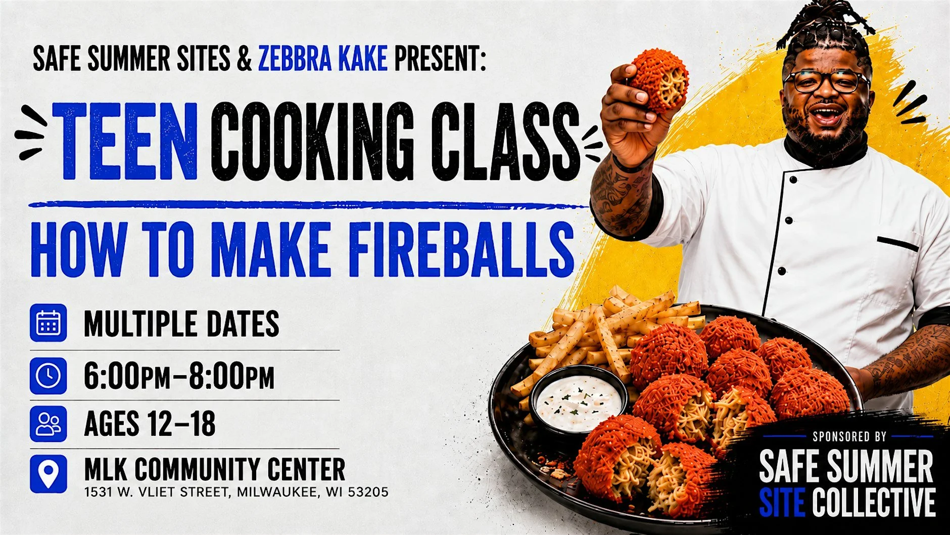 Teen Intro to Cooking: Fireballs &amp; Fries Edition 