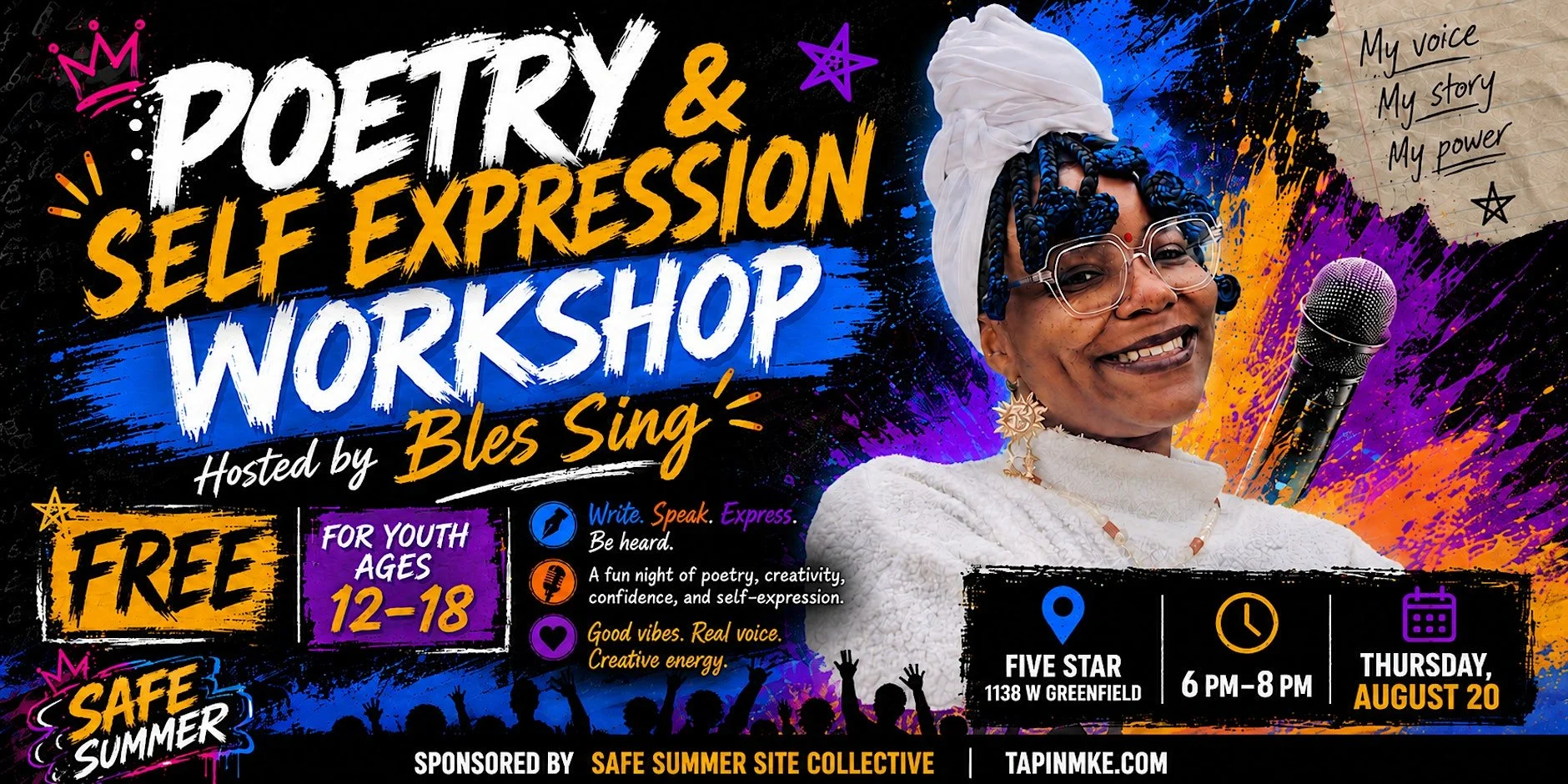 Teen Poetry &amp; Self Expression Workshop